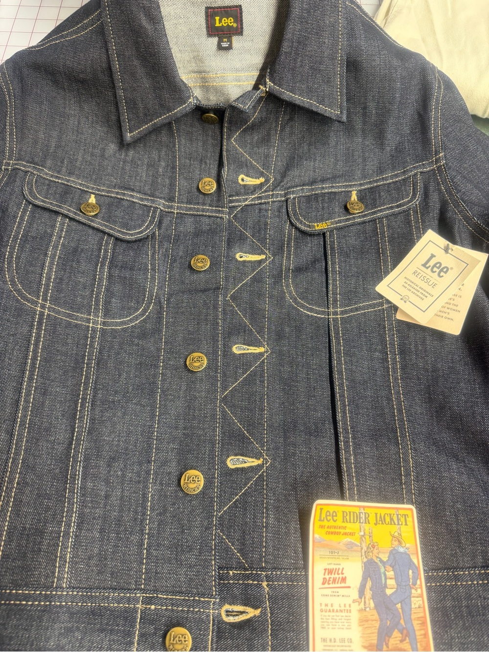 Lee Reissue 101-J Rider Denim Jacket - Picture 3 of 3